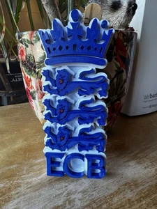 π ECB-Inspired England Cricket 3D Printed Display Sign β Handmade by Br3ttin3D - Picture 1 of 4