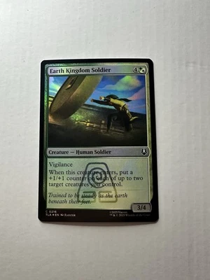 Earth Kingdom Soldier NM Foil Avatar: The Last Airbender Magic The Gathering Mtg - Image 1 of 2
