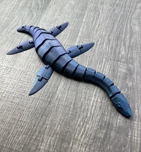 3d printed Plesiosaurus Dino Fish Ocean Articulated fidget Toy Kids Decoration - Picture 1 of 3