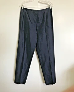 Pantalones de seda azul marino TRILLION 30x28 Biella Collezioni Palm Beach hechos en Italia - Imagen 1 de 6