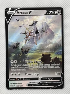 Pokemon Card TCG - Arceus V SWSH204 Sword & Shield Black Star Promo Near Mint - Picture 1 of 2