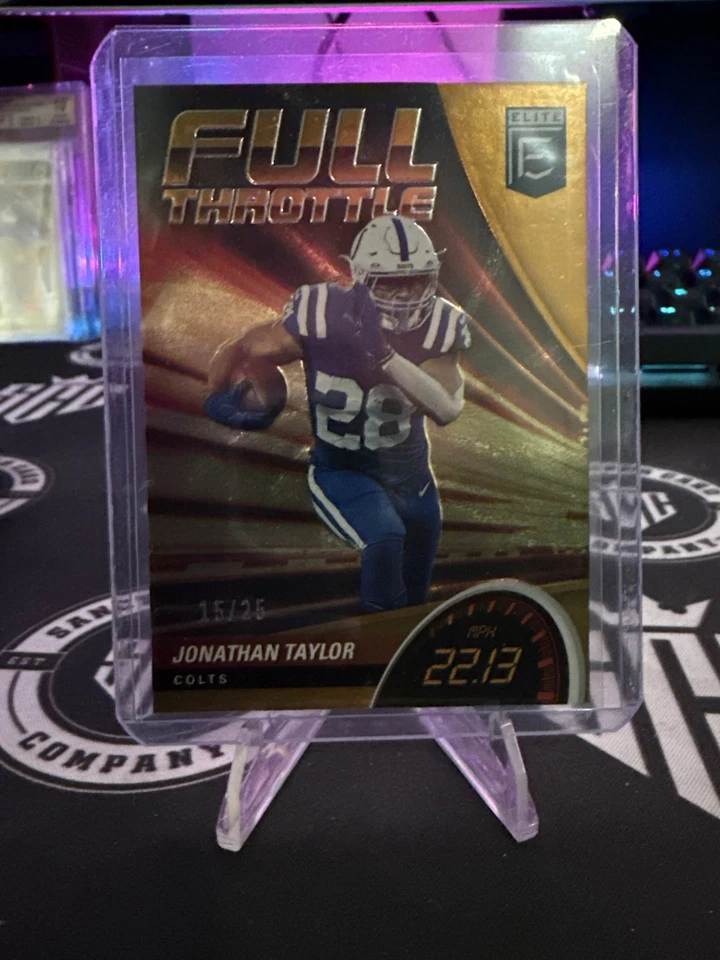 2022 Panini Donruss Elite Jonathan Taylor #FT1 Full Throttle 15/25 🔥 - Image 1 of 2