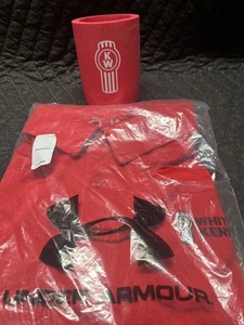 Whiteford Kenworth Under Armour Performance Polo (Red) Size XL And Can Koozie - Picture 1 of 4