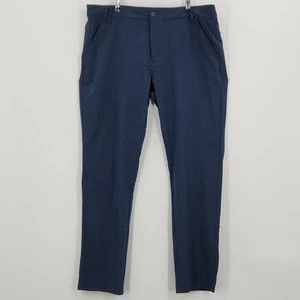 Travis Mathew Pants Mens 38x32 Blue Golf Stretch Chino 75981 Performance Fit - Picture 1 of 11