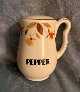 Hall Jewel Tea "Autumn Leaf " Pepper Shaker ~ Needs new Stopper - Picture 1 of 6