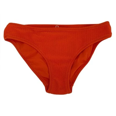 Parte inferior de bikini Seafolly naranja Seadive texturizada hipster talla 4 Foto 1 de 4