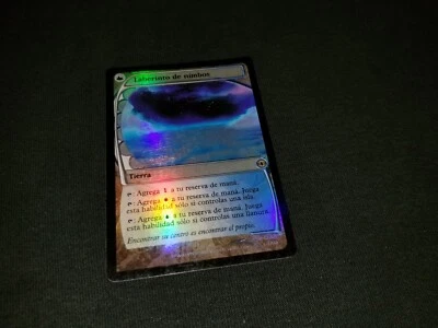 MTG 1x Future Sight rare land LP Spanish FOIL Nimbus Maze - ships w/ tracking - Image 1 of 2