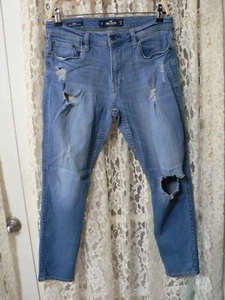 # HOLLISTER ADVANCED STRETCH HERREN 32 (31x27,5) JEANS - LOW RISE - STRETCH - DISTRESSED - Bild 1 von 11
