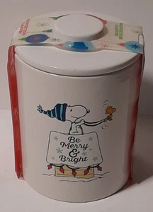 Barattolo per biscotti Peanuts Snoopy Holiday Collection Be Merry & Bright - Foto 1 di 6