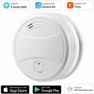 Tuya Smart Wifi Smoke Detector Sensor 80DB Alarm Fire Smoke Detector Wifi - Picture 1 of 10
