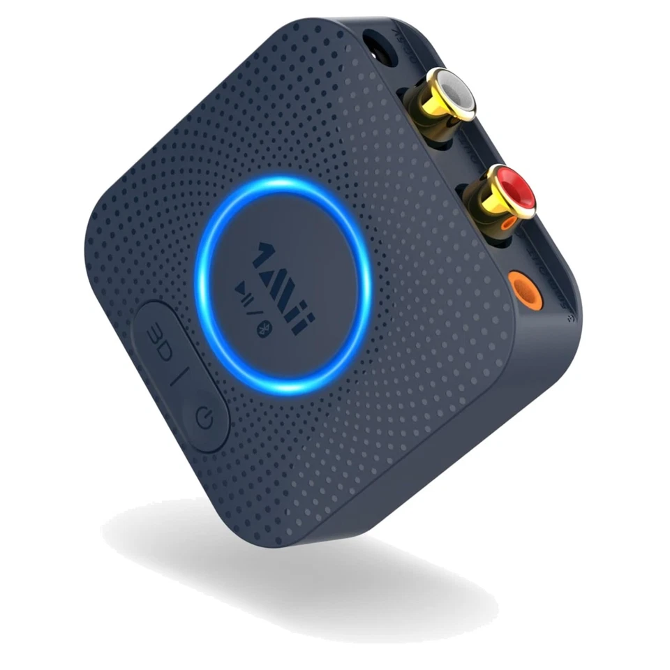 Bluetooth Empfänger 5.1 aptX HD Low Latency 3D Surround 15H Akku Stereo - Bild 1 von 4