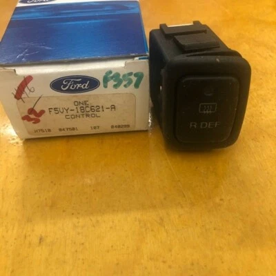 1995-1997 LINCOLN TOWN INTERRUPTOR DE DESCONGELADOR DE CARRO; NOS OEM FORD# F5VY-18C621-A - Imagem 1 de 3