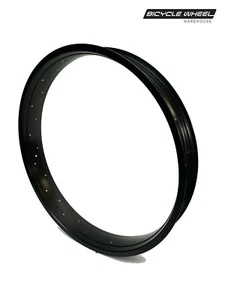 26" Black Fat Bike or Cruiser Bike 82mm Super Wide 32 Hole Bicycle Rim Only - Picture 1 of 4