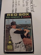 1971 topps baseball #114 Billy Conigliaro Boston Red Sox rookie good