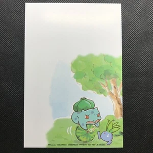 Bulbasaur Pokemon Postcard game Japan Anime rare Pocket monster Nintendo F/S - Picture 1 of 7