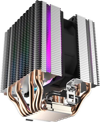 Darkflash L6 Dual Tower CPU Air Cooler RGB Luminous Computer Cooling Fan - Image 1 of 4
