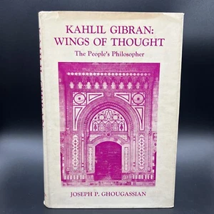 Ghougassian KAHLIL GIBRAN : WINGS OF THOUGHT Philosophical Library c. 1973 HC/DJ - Picture 1 of 15