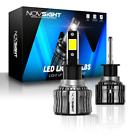 NOVSIGHT H3 Led Headlight Bulbs Fog Light Bulbs 6500K 15000LM Canbus Error Free