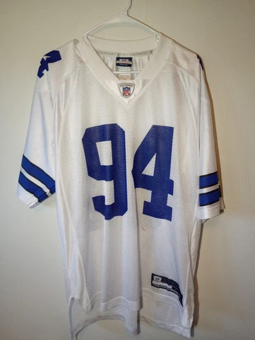 Reebok Authentic DeMarcus Ware Jersey Size Large White Cowboys Cover
