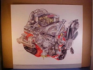 1967 Chevrolet Camaro Z/28 302 V8--LARGE calendar art by David Kimble--'67 Z28 - Picture 1 of 1