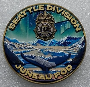 DEA Seattle Division Juneau Pod EL Chapo Challenge Coin - Picture 1 of 2