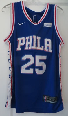 BEN SIMMONS #25 Philadelphia 76ers  Nike Blue JERSEY NBA GIVE AWAY M/L One Size - Image 1 of 4
