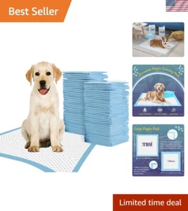 100 Leak-Proof Pet Pads - Soft, Quick-Dry & Non-Slip for Optimal Dog Training - Picture 1 of 12