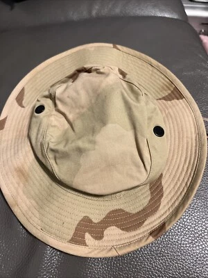 Dessert Military Camouflage Sun Boonie Hat  7 Used - Image 1 of 4