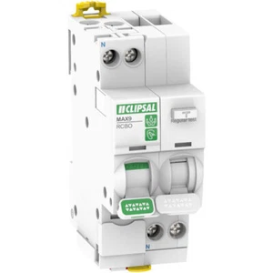 Clipsal MAX9 1P+N RCBO 30mA 2 Module Wide Type A 10A to 40A | MX9R32 - Picture 1 of 7