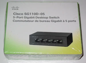 Cisco SG110D-05-NA 5-Port Gigabit Ethernet Desktop Switch - Picture 1 of 6
