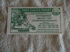 Bently Brothers CIRCUS  Admit ONE child Ticket PITTSBURGH