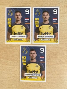 Panini Pro League 2024-2025 Franjo Ivanovic Rookie Sticker n.332 Union SG Lot x3 - Picture 1 of 2