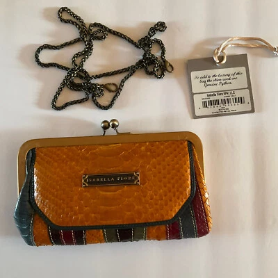 ISABELLA FIORE Clutch Python Bag Multicolored shoulderbag crossbody S - Image 1 of 4