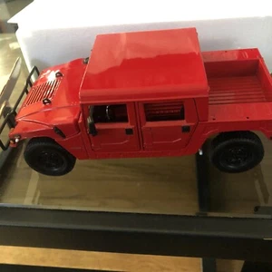 NEW IN BOX Diecast Johnny Lightning SUPER MAGMAS RED HUMMER 1:24 #213-00 - Picture 1 of 6