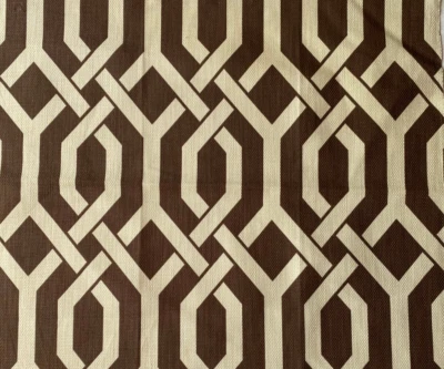 Kravet Jerry - 616 Geometric Green Designer Fabric Remnant 24x24" - Image 1 of 2
