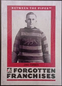 2007 ITG Between The Pipes Jake Forbes Forgotten Franchise #FF-04 Hockey - Picture 1 of 2