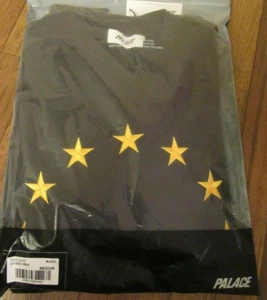 Palace EU-DON Crew Sweatshirt Size Medium Black Palace Skateboards 2021 New  - Picture 1 of 10