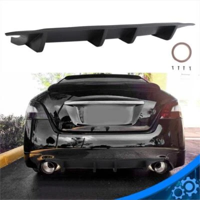 For Nissan Maxima 09-15 7th Gen ST Style Rear Bumper Diffuser Chin Lip Spoiler Foto 1 de 4