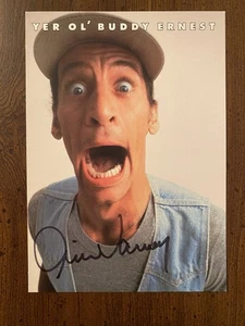 Jim Varney Signed Autographed Postcard With COA Ernest Goes To Camp Ernest Jail  - Picture 1 of 5