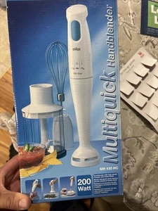 Batidora de Mano Braun Multiquick 200W Picadora MR 430 HC Hecha en España - Imagen 1 de 11