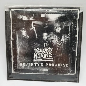 Naughty By Nature POVERTY'S PARADISE CD PROMO 1995 Tommy Boy 90s Hip Hop Rap OOP - Imagen 1 de 2