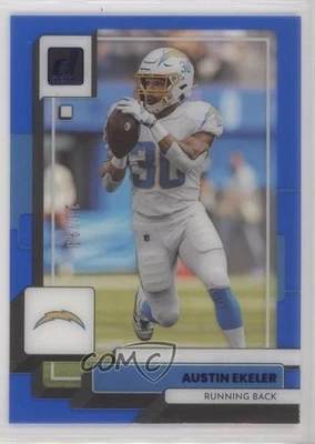 2022 Panini Clearly Donruss Blue /99 Austin Ekeler #26 - Image 1 of 2