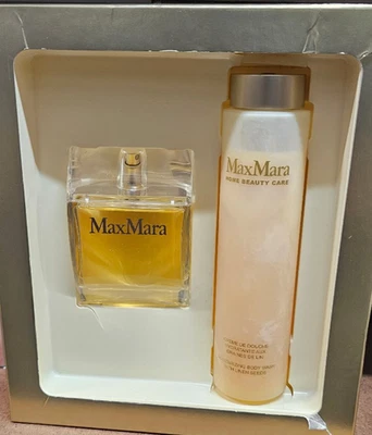 MaxMara Juego de 2 Piezas 3.0 OZ/90 ml Edp Spray + 8.5 Jabón Corporal Mujeres Nuevo en Caja Dañada Foto 1 de 2