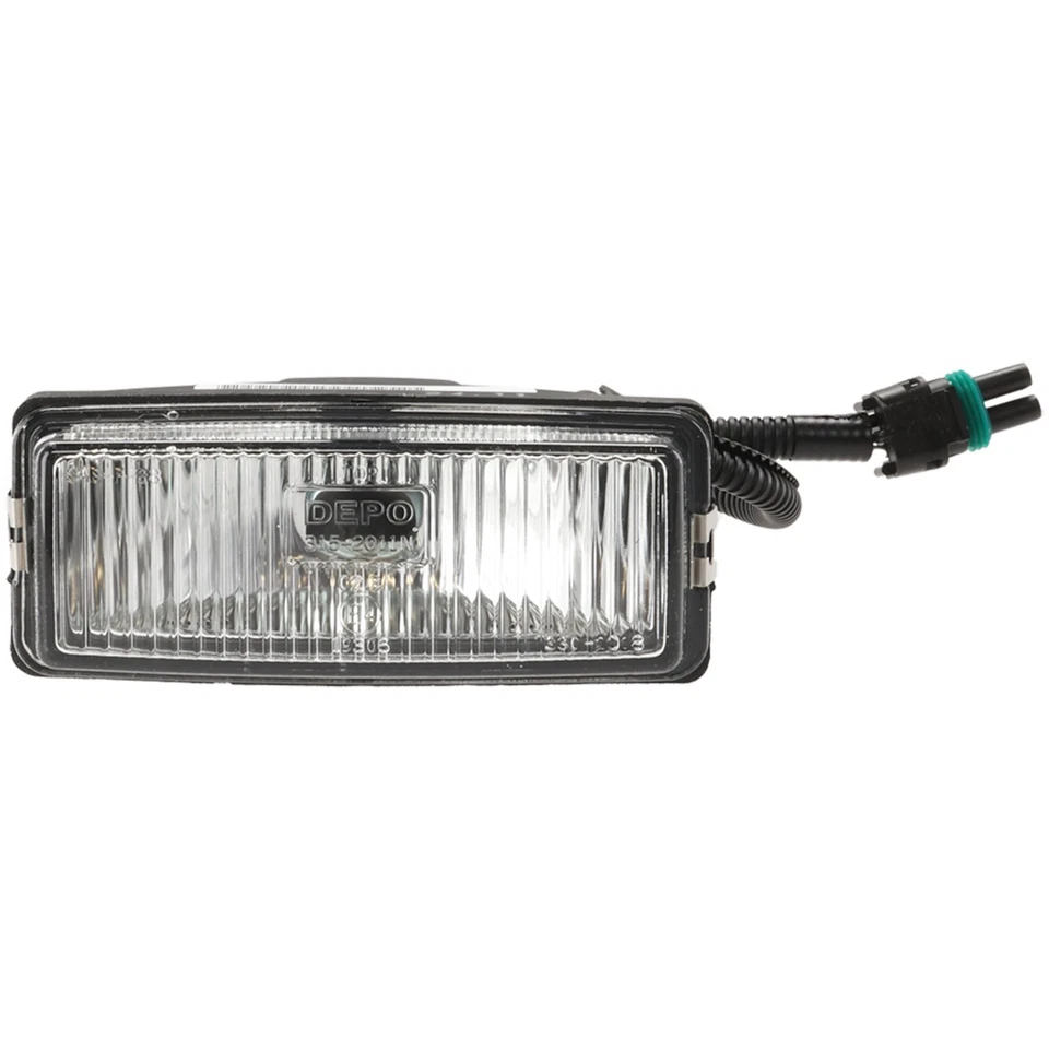 Clear Lens Fog Light For 95-97 Nissan Pickup LH or RH CAPA Plastic Lens w/ Bulb - Image 1 of 4