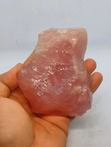 2530ct Rose Quartz Raw Chunk – Deep Pink Natural Beauty - Picture 1 of 5