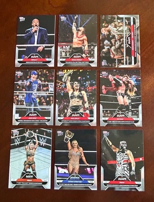 2025 Topps NOW WWE 1-81 + Inserts Posters SPs Mariah May Vaquer Bliss Logan Paul - Image 1 of 4