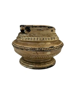 Vintage Ronson Queen Anne Silver Plated Tone Table Cigarette Lighter Untested - Picture 1 of 10