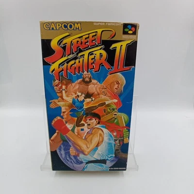 Super Famicom Street Fighter II Game Nintendo Japan SNES SFC Games Tested - Image 1 of 4