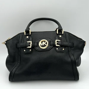 Michael Kors Tasche Handtasche groß schwarz Hudson Satchel - Bild 1 von 8