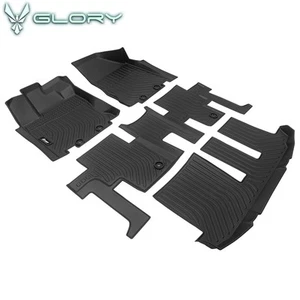 Alfombrillas alfombra 3D para Nissan Pathfinder 14-20 Infiniti QX60 13-20 TPE 4 PIEZAS - Imagen 1 de 8